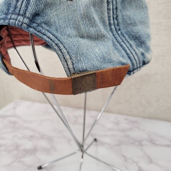 Light Wash Denim Jean Baseball Hat Cap Women's - Picture 6 of 8